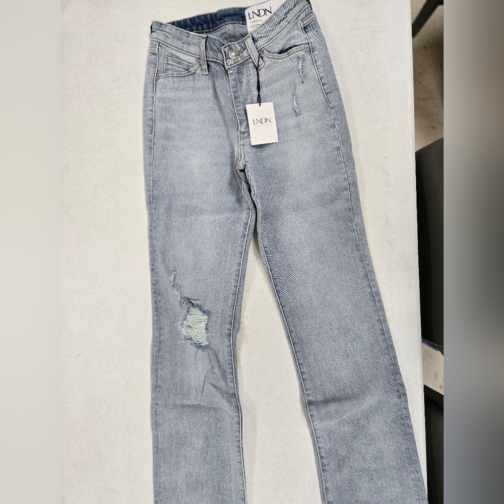 LNDN Women's Skinny Jeans - Light Blue